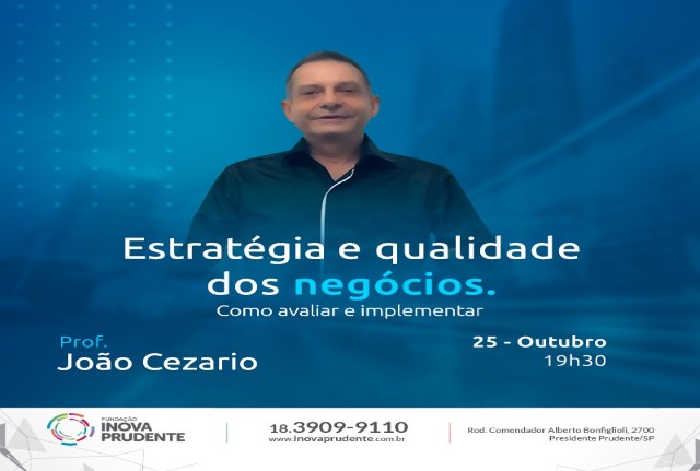 Palestra fará um diagnóstico para o empreendedor se posicionar frente ao mercado