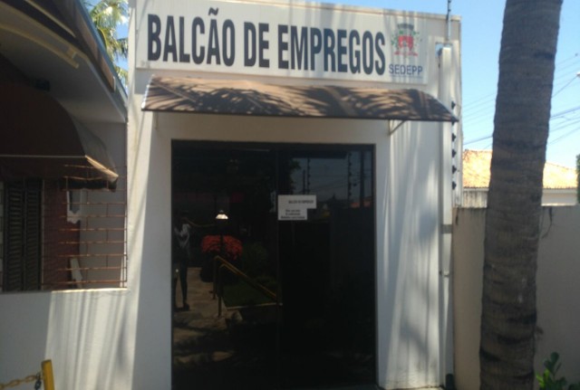 Balcão de Empregos da Sedepp disponibiliza 315 vagas para Prudente e região