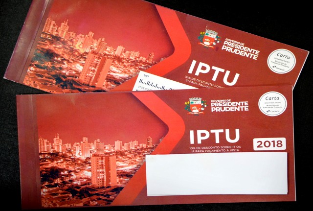 Prefeitura dá início à entrega dos carnês de IPTU 2018