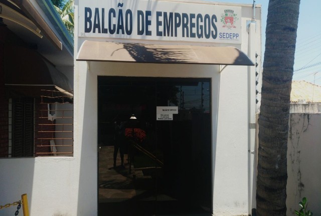 Balcão de Empregos da Sedepp disponibiliza 440 vagas para Prudente e região