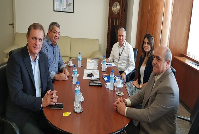 Cumprindo agenda em São Paulo, Prefeito se reúne com presidente do Detran 