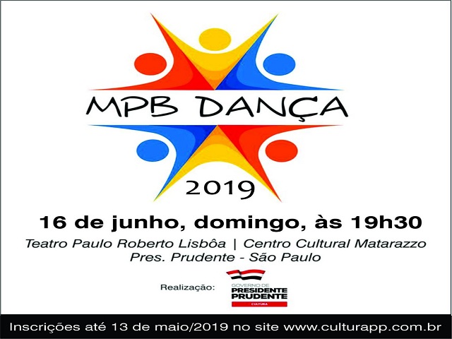Prefeitura abre inscrições para MPB Dança 2019; iniciativa será em junho