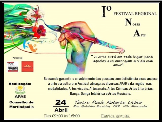 APAE promove Festival Nossa Arte no Centro Cultural Matarazzo