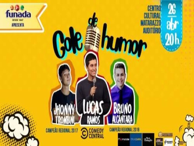Nesta sexta tem “stand up comedy” no Centro Cultural  Matarazzo
