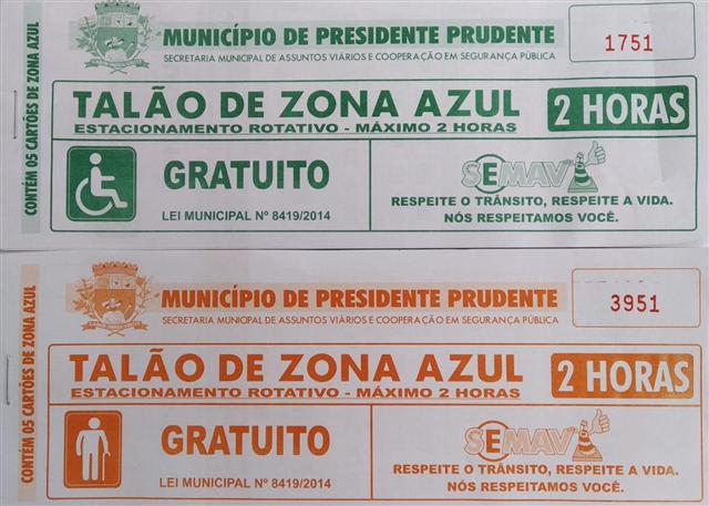 Prefeitura anuncia entrega de talões de zona azul para idosos e pessoas com deficiência