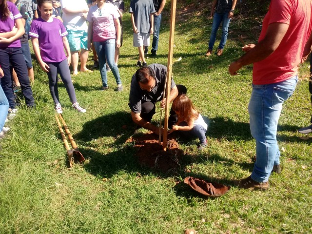 Semana da  Árvore é encerrada com plantio  de 50 mudas de Ipês no Parque Ecológico 