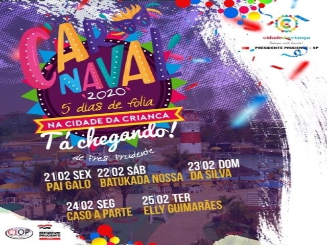Carnaval no Parque Aquático: promoção e muita música durante os cinco dias de folia