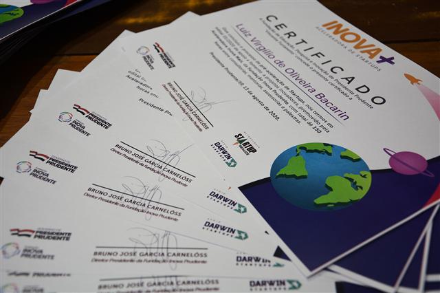 Inova Prudente certifica pré-acelerados no edital 2020