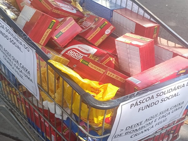 Em clima de Páscoa, Fundo Social de Presidente Prudente realiza drive-thru solidário