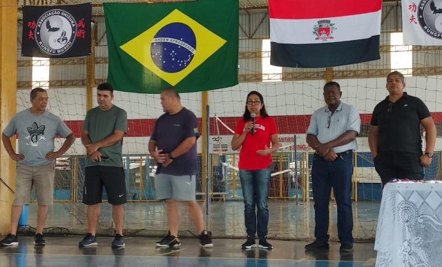 Festival de Kung Fu da Semepp reúne quase 70 atletas no Parque de Uso Múltiplo 