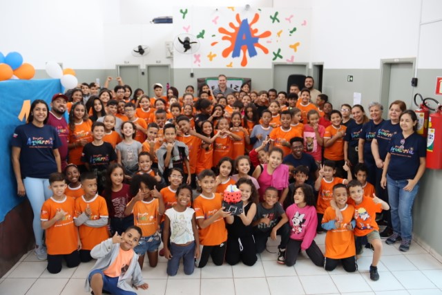 Projeto Aquarela do Alexandrina comemora 1 ano com atendimento de 200 crianças
