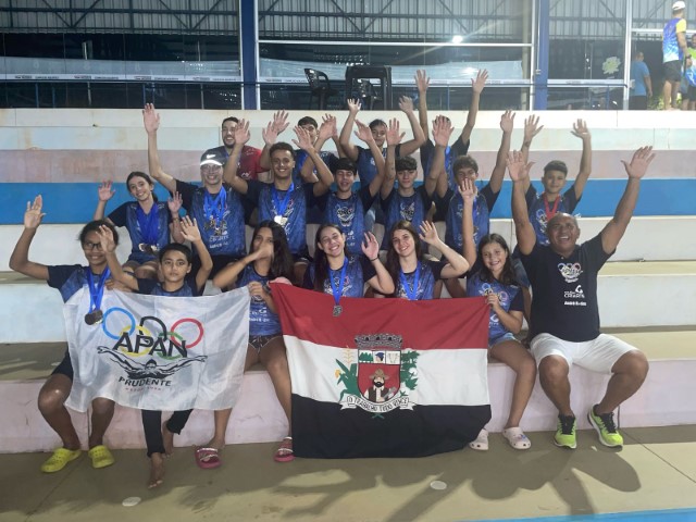 Equipe de Natação de Prudente conquista 55 medalhas em 2º Torneio Regional 