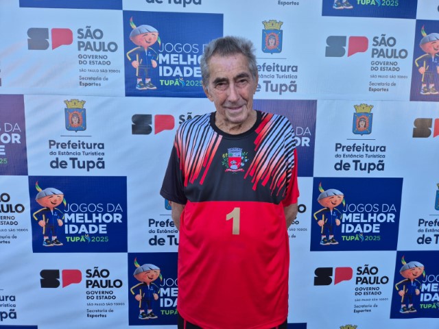 ‘Senhor Jomi’: atleta de PP disputou todas as edições da competição e soma 150 medalhas